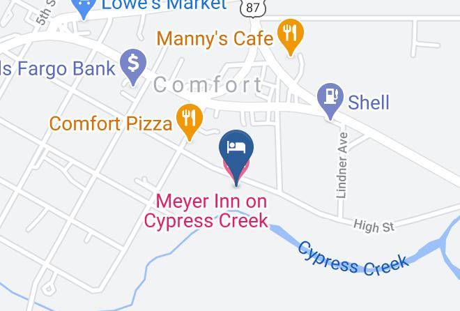 Kendall - Meyer Inn On Cypress Creek Maps