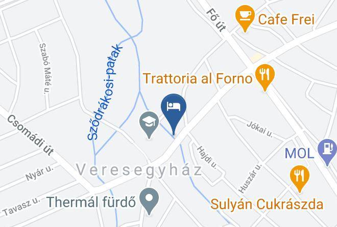 Veresegyhaz - Mezesvolgy Vendeghaz Maps