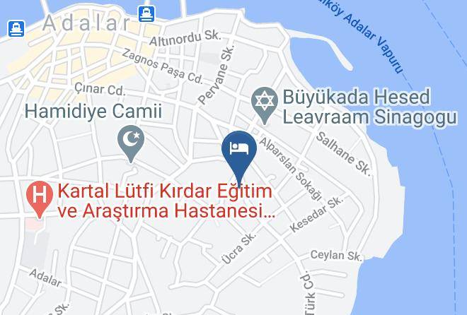 Adalar - Anastasia Meziki Butik Otel Maps