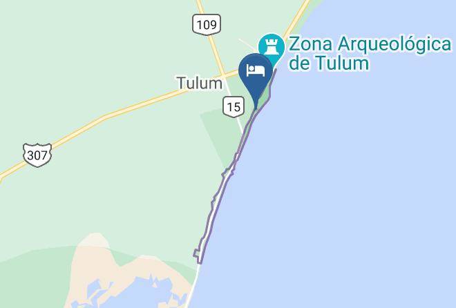 Tulum - Mezzanine Hotel Tulum Maps