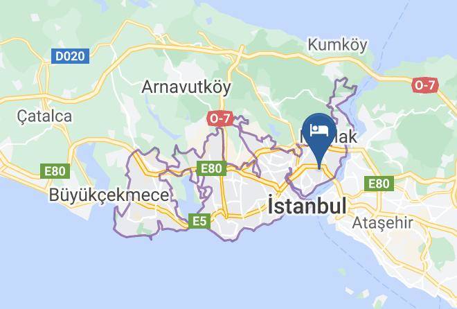Mia Berre Hotel Map - Istanbul - Besiktas