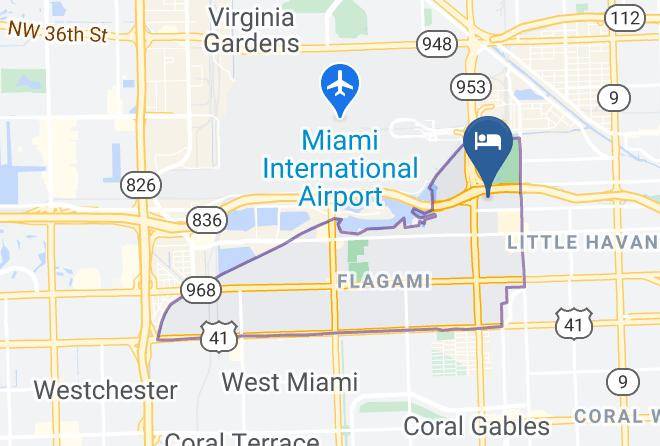 Miami Dade - Residence Inn By Marriott Miami Airport Maps