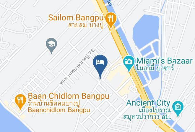 Amphoe Mueang Samut Prakan - Miami Condo Bang Pu Maps