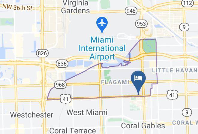 Miami Dade - Miami Executive Hotel Maps