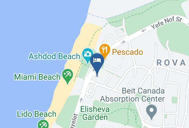Ashdod - Miami Hotel Ashdod Maps