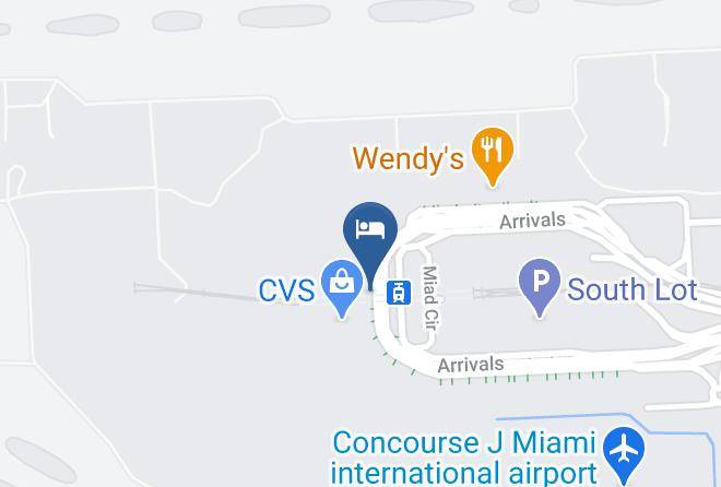 Miami Dade - Miami International Airport Hotel Maps