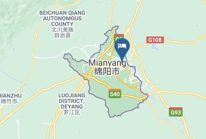 Mianyang - Mianyang Dragon Pool Casual Thoughts Hotel Maps