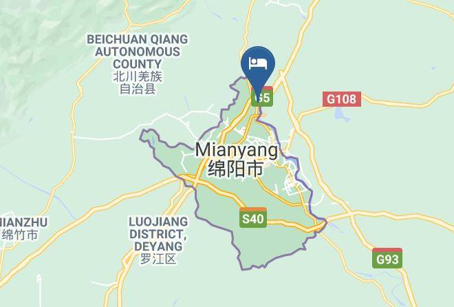 Mianyang - Mianyang Moon Hotel Maps