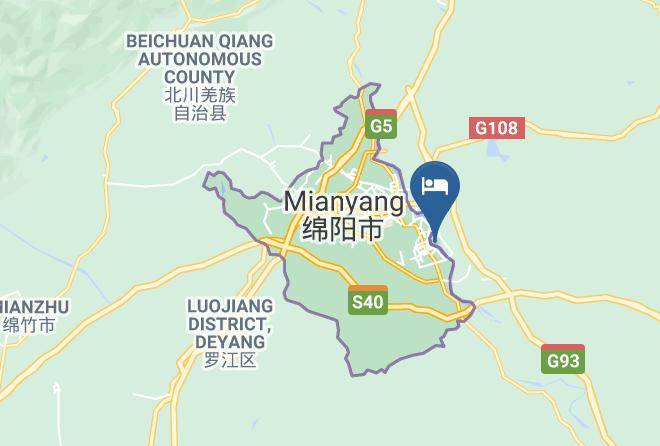 Mianyang - Mianyang Yayuanju Hotel Maps