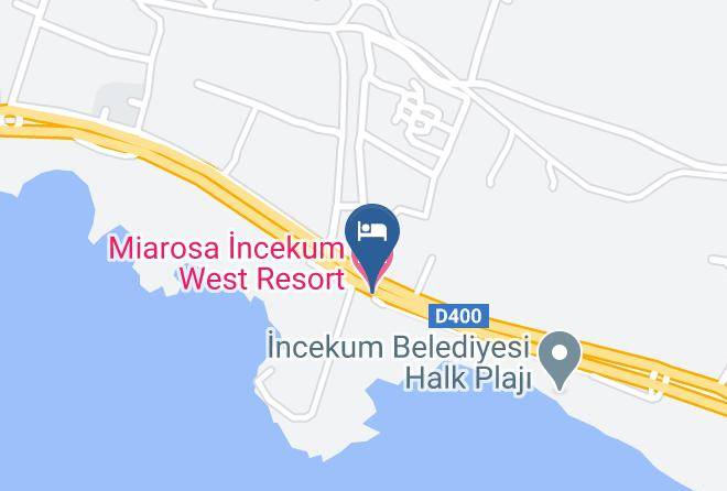 Alanya - Miarosa Incekum West Resort Maps