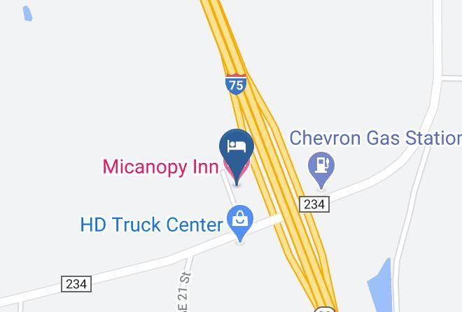 Alachua - Micanopy Inn Maps