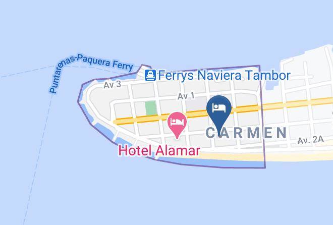 Puntarenas - Michael's Surfside Hotel Maps