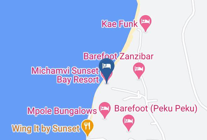 Zanzibar South - Michamvi Sunset Bay Resort Maps