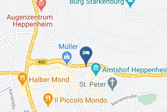 Bergstrase - Michel Hotel Heppenheim Maps