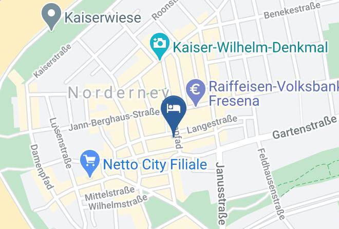 Aurich - Michels Inselhotel Vier Jahreszeiten Maps