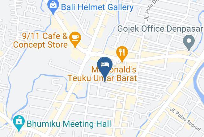 Denpasar - Micost Homestay Maps