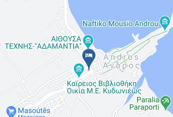 Cyclades - Micra Anglia Hotel Andros Maps