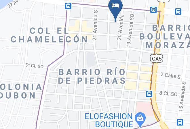 San Pedro Sula - Micro Hotel Rio De Piedras Maps