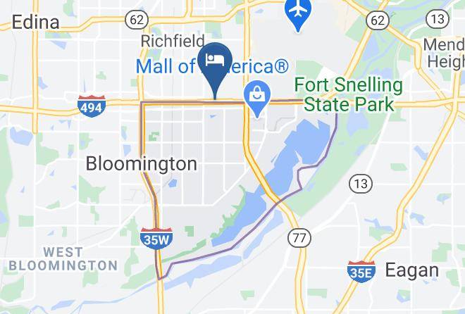 Microtel Inn & Suites By Wyndham Bloomington Minneapolis Map