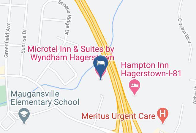 Microtel Inn & Suites By Wyndham Hagerstown Map