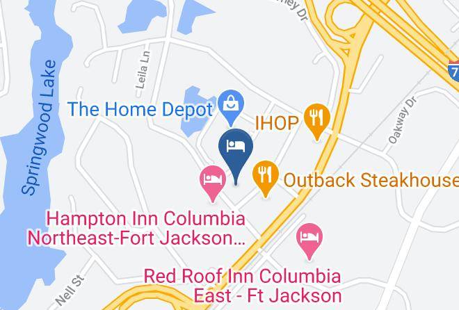 Richland - Microtel Inn And Suites By Wyndham Columbia Fort Jackson N Maps