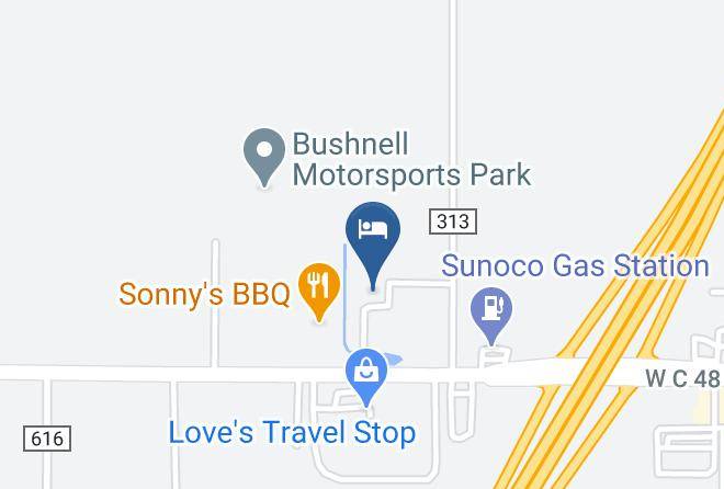 Sumter - Microtel Inn & Suites By Wyndham Bushnell Maps