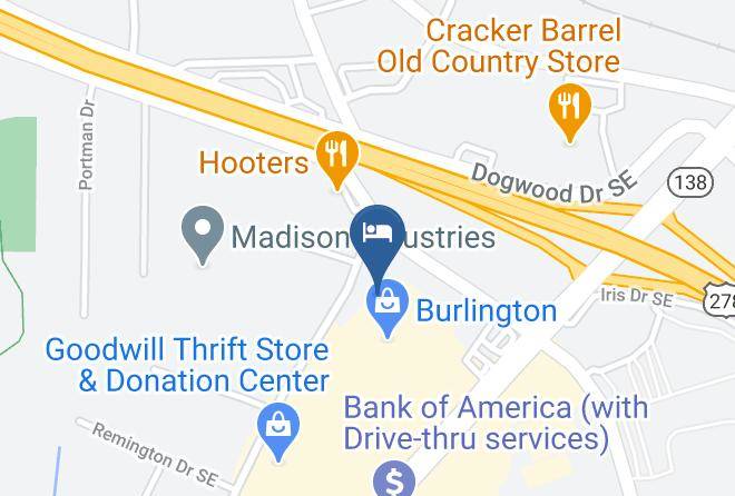 Microtel Inn & Suites By Wyndham Conyers Atlanta Area Map