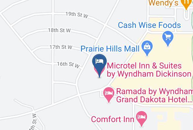 Microtel Inn & Suites By Wyndham Dickinson Map
