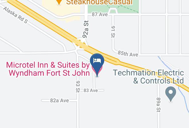 Peace River - Microtel Inn & Suites By Wyndham Fort St John Maps