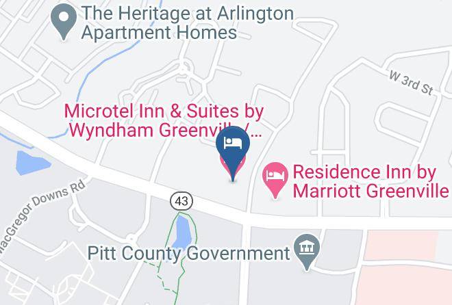 Pitt - Microtel Inn & Suites By Wyndham Greenville University Med Maps