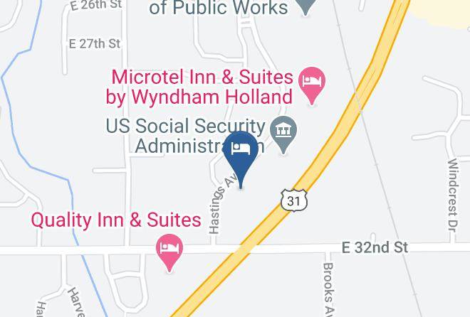 Ottawa County - Days Inn By Wyndham Holland Maps