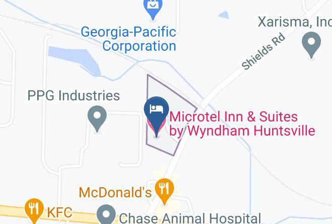 Microtel Inn & Suites By Wyndham Huntsville Map