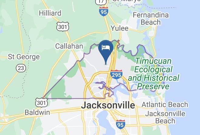 Microtel Inn & Suites By Wyndham Jacksonville Airport Map