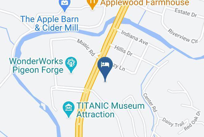 Sevier - Microtel Inn & Suites By Wyndham Pigeon Forge Maps