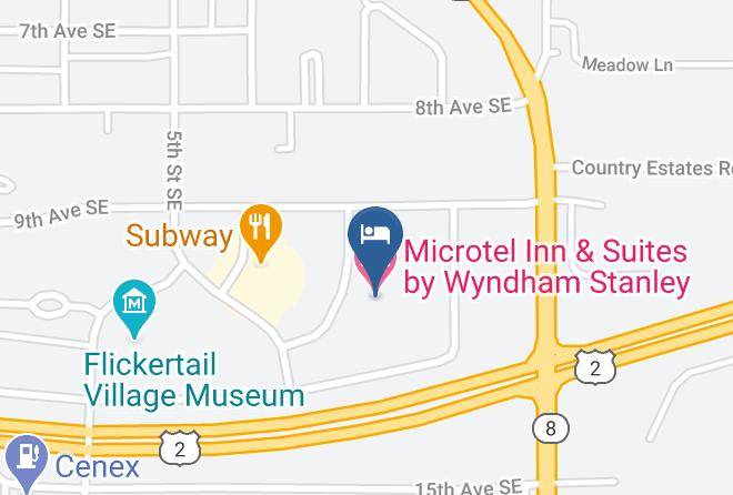 Mountrail - Microtel Inn & Suites By Wyndham Stanley Maps