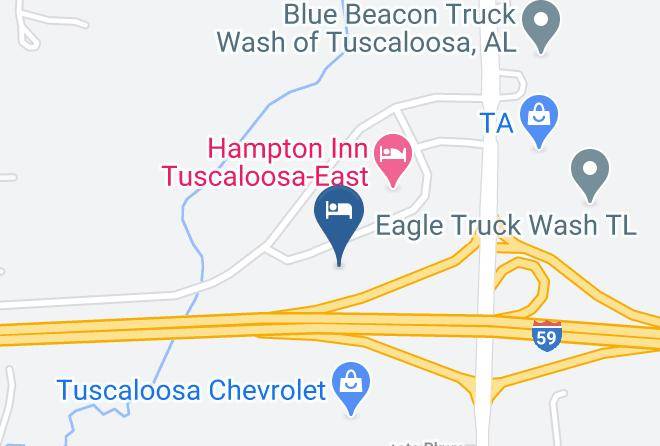 Tuscaloosa - Microtel Inn & Suites By Wyndham Tuscaloosa East Maps