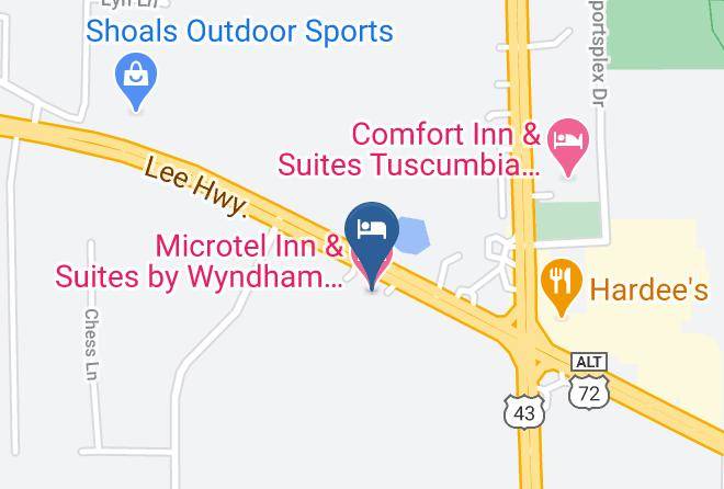 Colbert - Microtel Inn & Suites By Wyndham Tuscumbia Muscle Shoals Maps