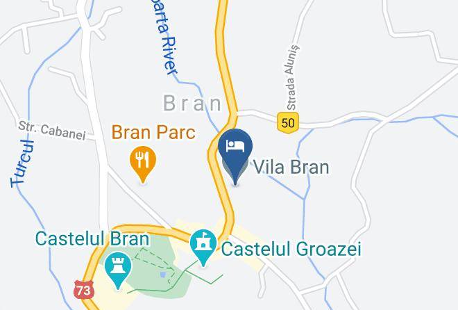 Bran - Micul Castel Vila Bran Maps