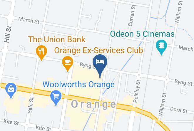 Orange - Mid City Motor Lodge Maps