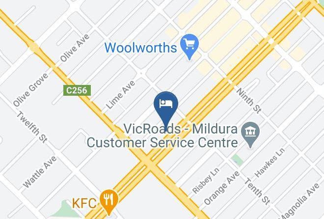 Mildura - Mid City Plantation Motel Maps