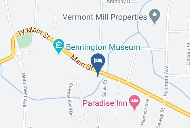 Bennington - Mid Town Motel Of Bennington Maps