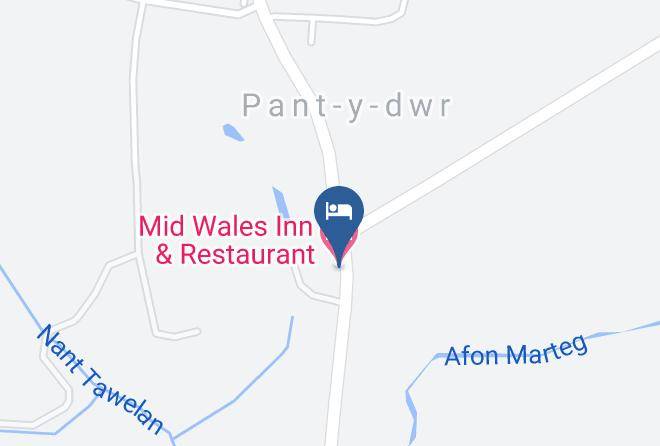 Powys - Mid Wales Inn & Restaurant Maps