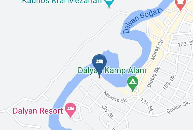 Ortaca - Midas Pension Maps