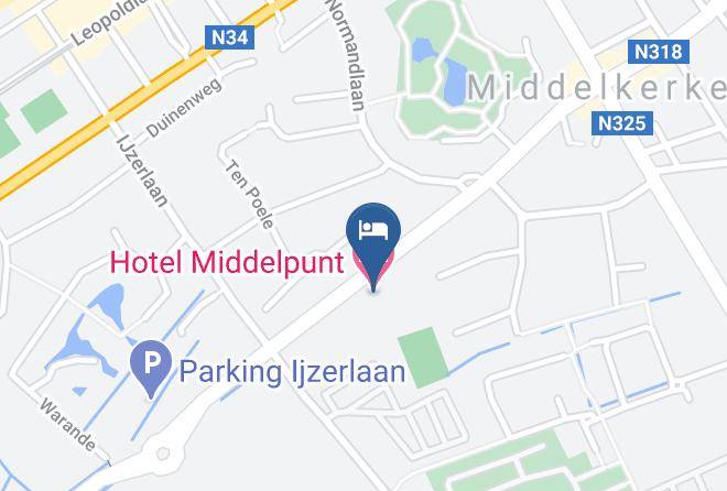 West Flanders - Hotel Middelpunt Maps