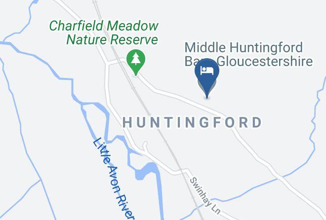 Glos - Middle Huntingford Barn Gloucestershire Maps
