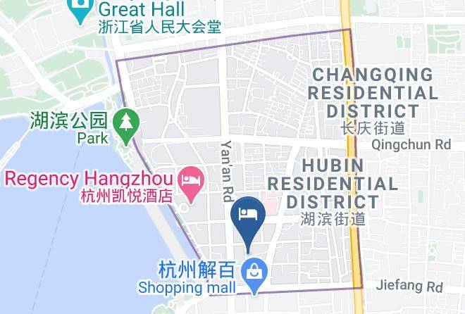 Hangzhou - Middle Ring Hotel Maps