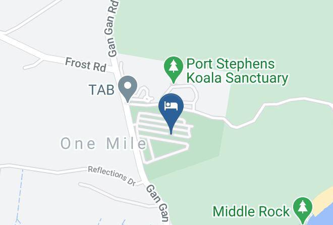 Port Stephens - Middle Rock Holiday Resort Maps