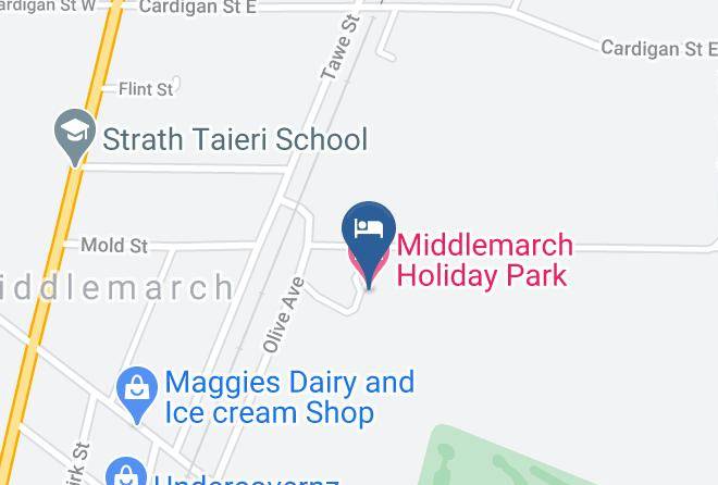 Middlemarch Holiday Park Map