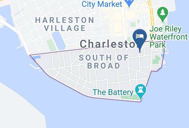 Charleston - Middleton Family Bed And Breakfast Maps