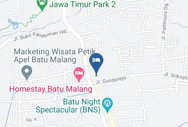 Kota Batu - Midi Homestay Maps